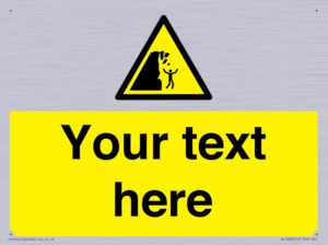 Custom Warning unstable cliff